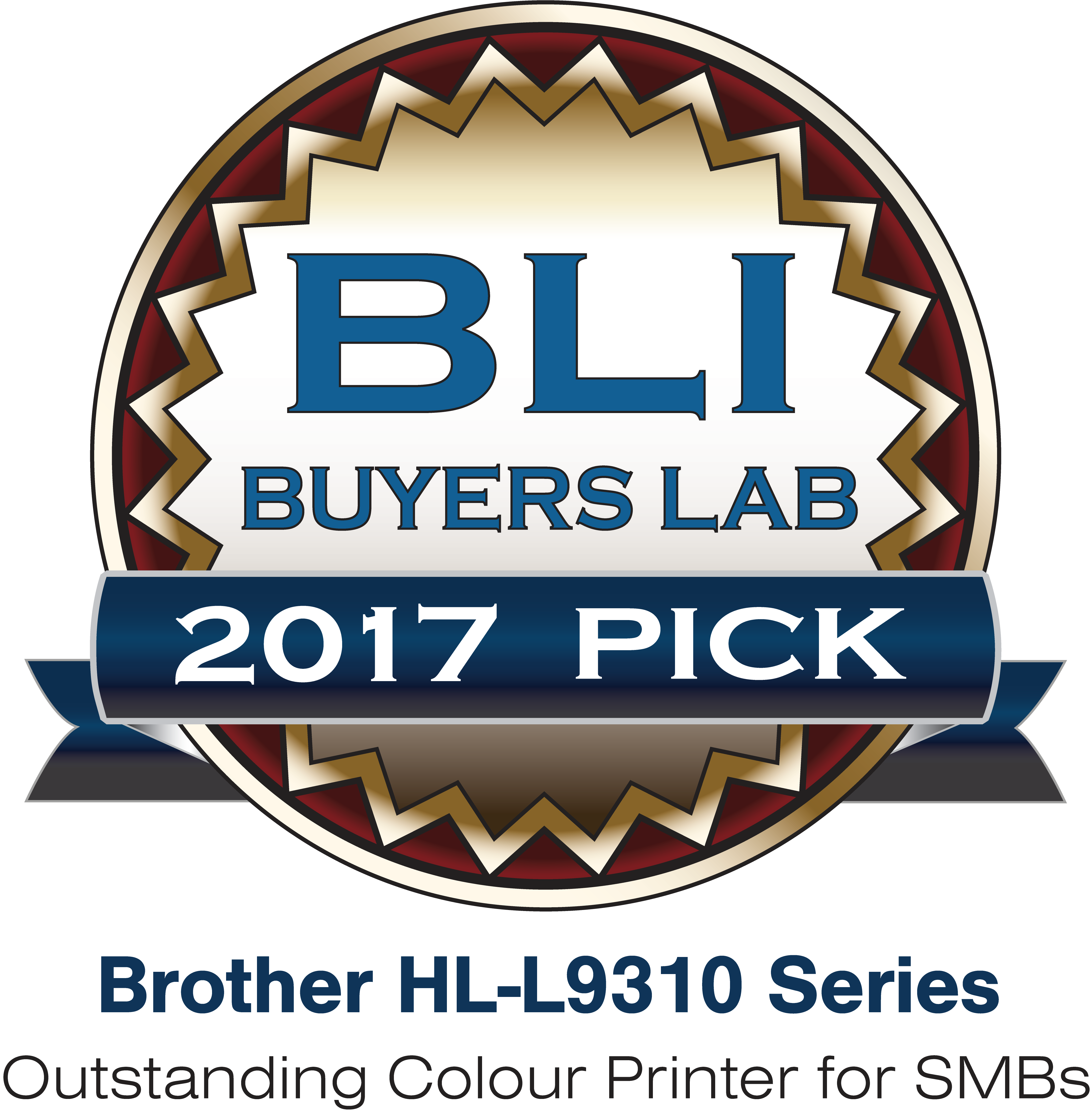 Buyers Lab (BLI) , pour l’imprimante laser couleur A4  HL-L9310CDW Brother 