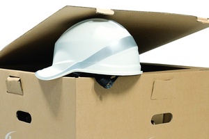 illustration EPI - Lyreco recycle désormais les casques de protection  