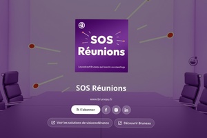 illustration Mobilier - Bruneau lance SOS Réunions, son 1er podcast pour les professionnels
